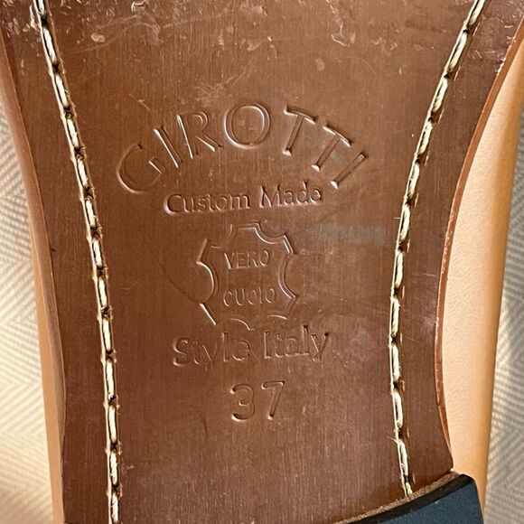 Girotti Italian custom made leather penny loafer, size 37, excellent con… - Picture 7 of 14